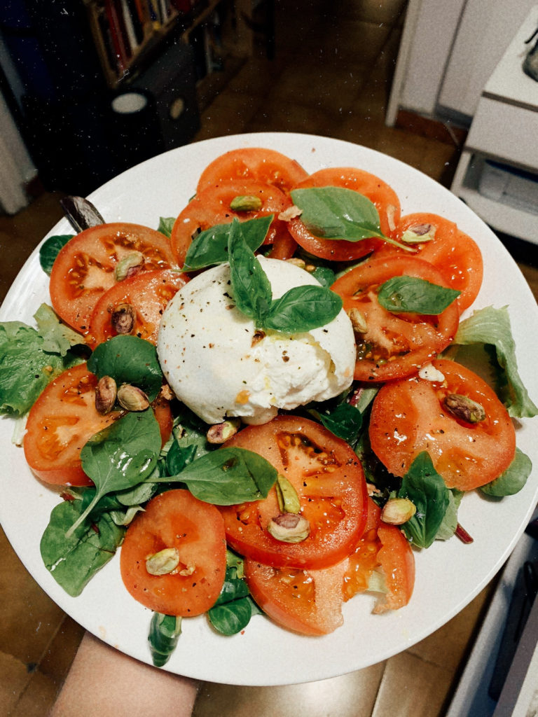 recetas de verano de ensaladas italianas burrata